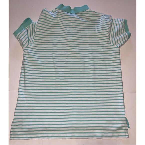 Southern Tide Shirt Mens M Blue Striped The Skip Jack Polo Short Sleeves - Picture 6 of 6